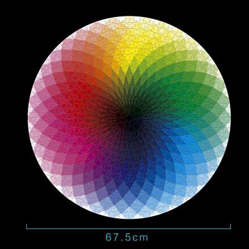 Rainbow Geometrical Photo Puzzle