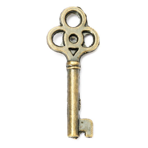 Vintage Metal Lock Key Puzzle